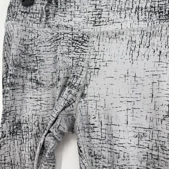 ALO Yoga Tech Lift Airbrush Full-Length Performance Leggings In Crackle Gray LG - Picture 3 of 8